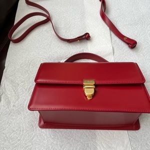 W Concept And Other Scarlet Shoulder Bag. NWOT. Missing Dust bag